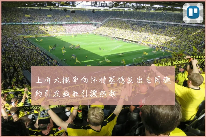 上海大概率向怀特塞德发出合同邀约引发疯狂引援热潮